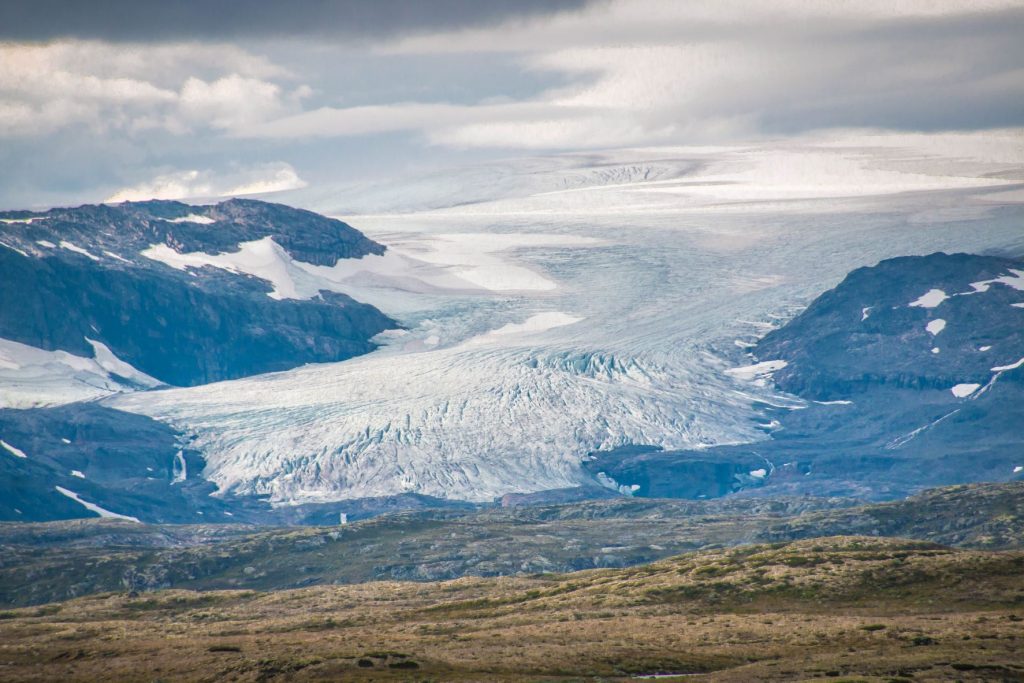 Hardangerjokulen glacier