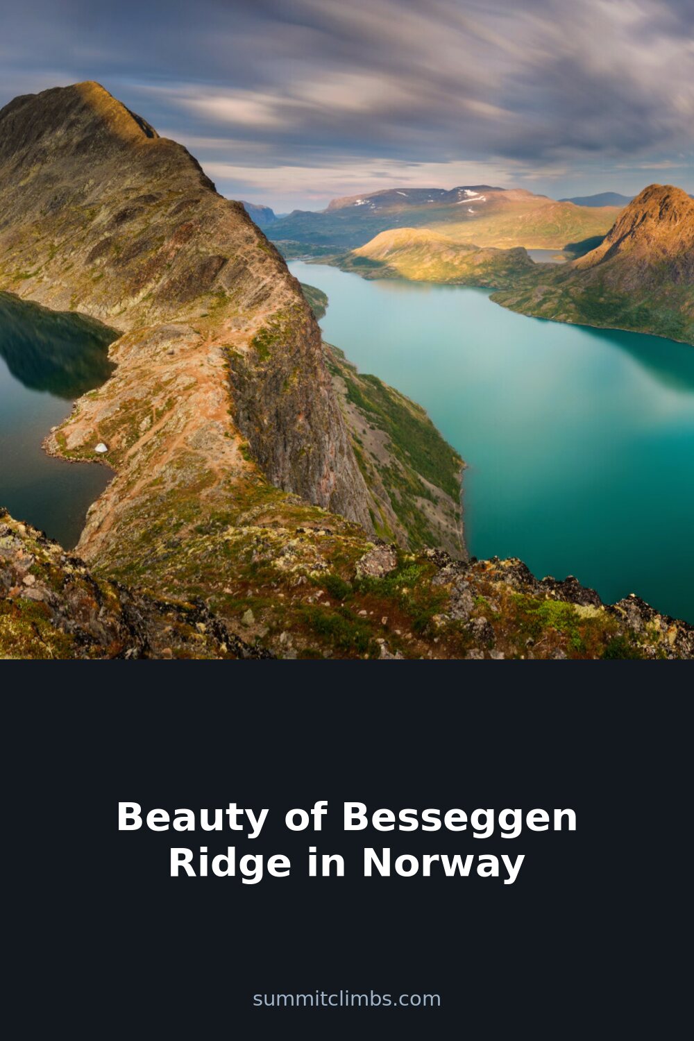 Beauty of Besseggen Ridge in Norway