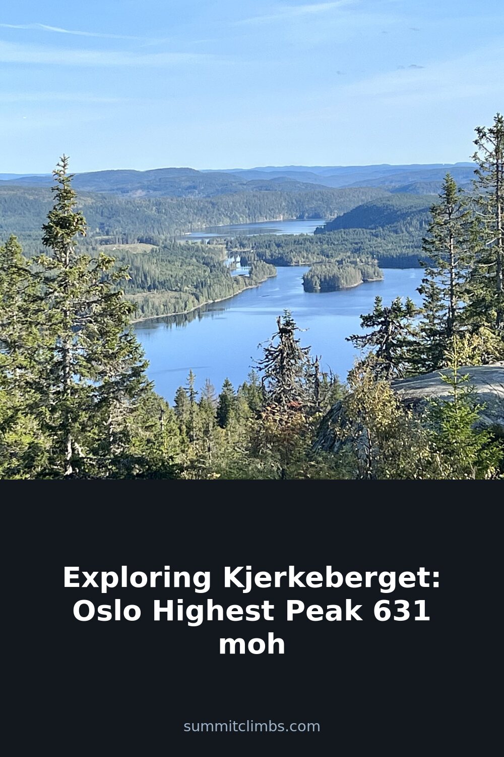 Exploring Kjerkeberget: Oslo Highest Peak 631 moh