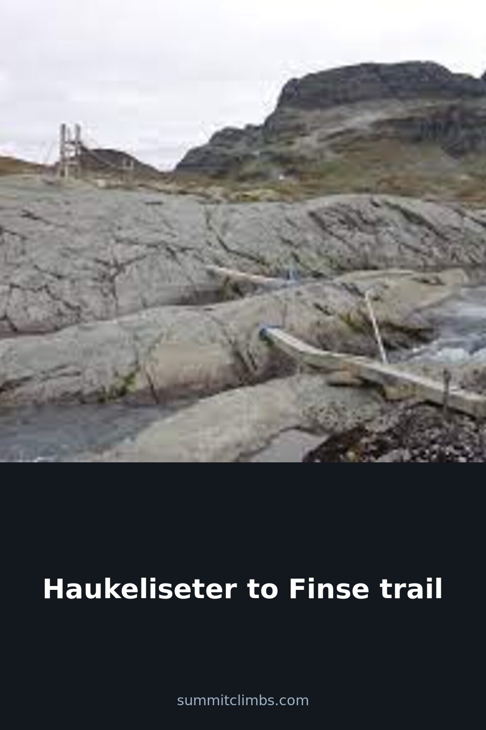 Haukeliseter to Finse trail
