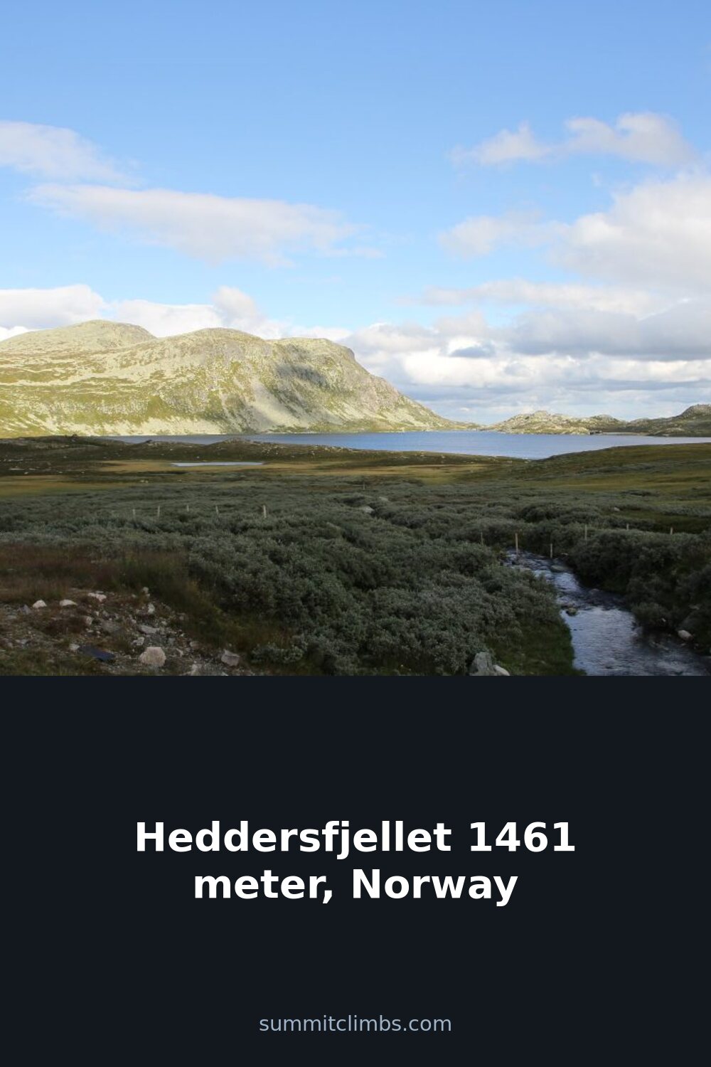 Heddersfjellet 1461 meter, Norway