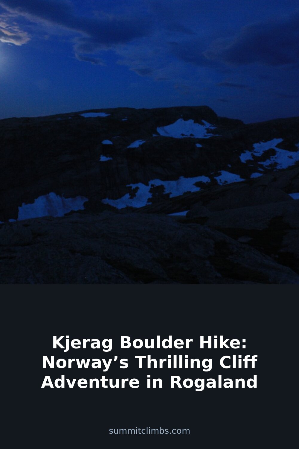 Kjerag Boulder Hike: Norway’s Thrilling Cliff Adventure in Rogaland