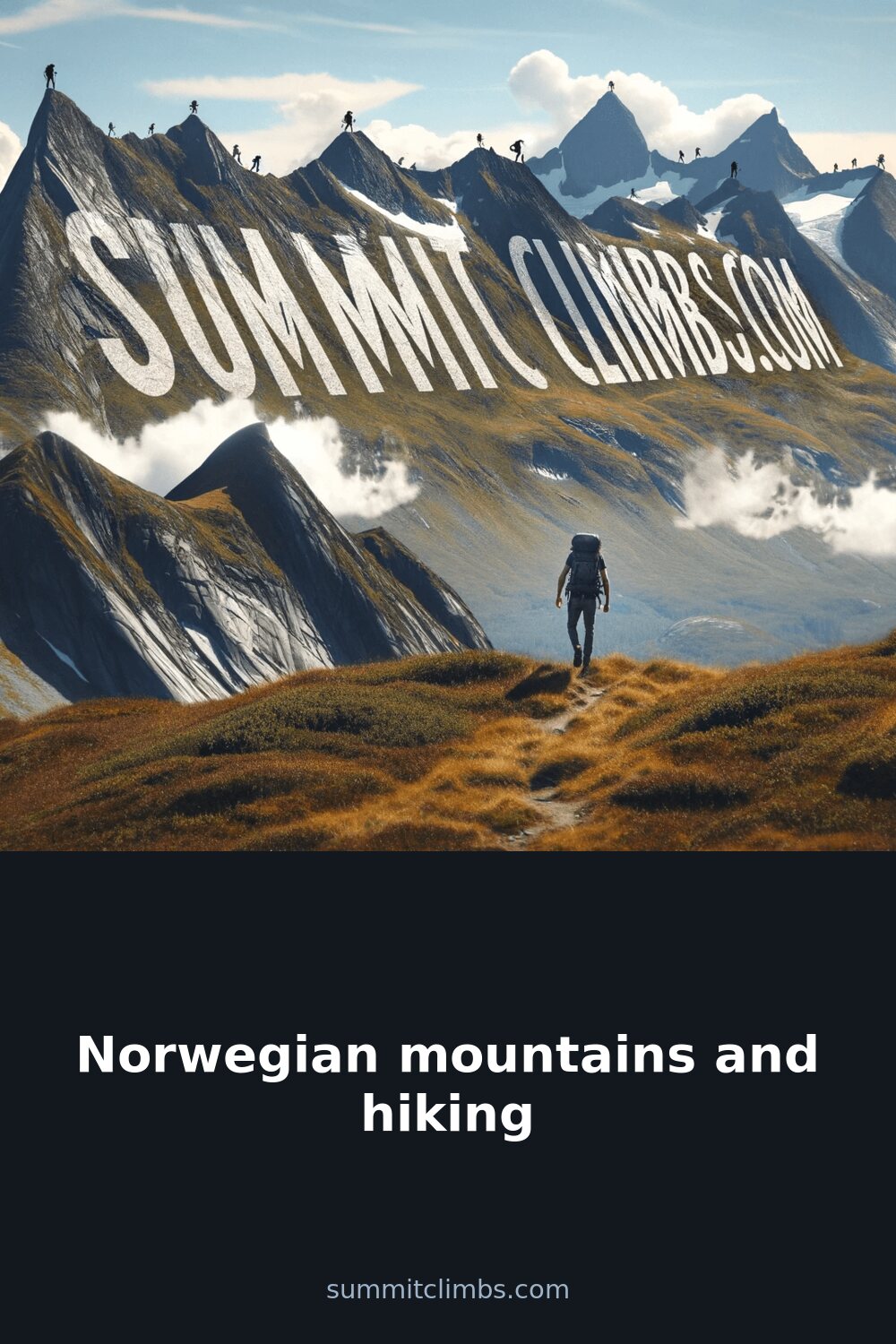 Norwegian mountains and hiking