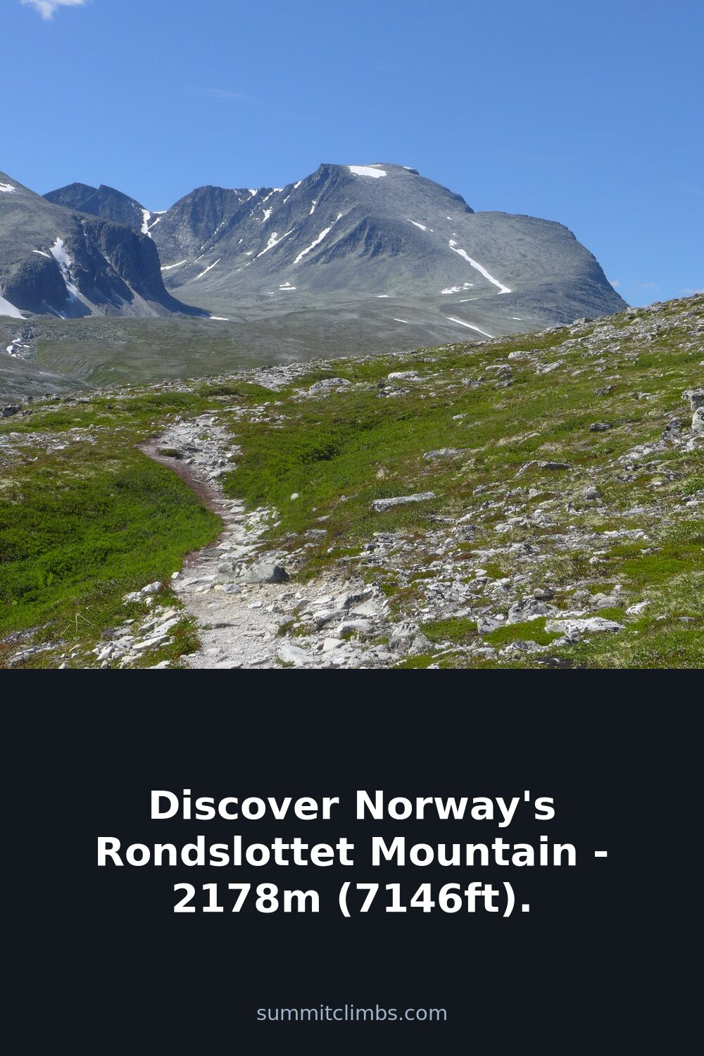 Discover Norway’s Rondslottet Mountain – 2178m (7146ft).